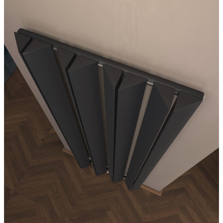 1800x489 mm Doppel-Triple Mittelanschluss Paneelheizkörper Anthrazit 1800x489 mm Doppel-Triple Mittelanschluss Paneelheizkörper Anthrazit