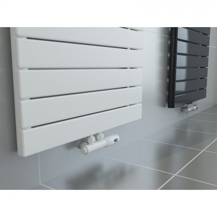 1500 x 450 mm Flach Weiß Badheizkörper Handtuchwärmer 1500 x 450 mm Flach Weiß Badheizkörper Handtuchwärmer