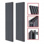1800 x 536 mm Doppellagig Seitenanschluss Anthrazit (RAL 7016) Paneelheizkörper NEU Ellipse Design 1800 x 536 mm Doppellagig Seitenanschluss Anthrazit (RAL 7016) Paneelheizkörper NEU Ellipse Design