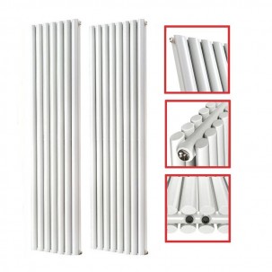 1800 x 436 mm Doppellagig Mittelanschluss Weiß Paneelheizkörper NEU Ellipse Design 1800 x 436 mm Doppellagig Mittelanschluss Weiß Paneelheizkörper NEU Ellipse Design
