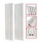 1800 x 436 mm Doppellagig Mittelanschluss Weiß Paneelheizkörper NEU Ellipse Design 1800 x 436 mm Doppellagig Mittelanschluss Weiß Paneelheizkörper NEU Ellipse Design