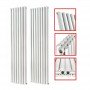1800 x 436 mm Doppellagig Mittelanschluss Weiß Paneelheizkörper NEU Ellipse Design 1800 x 436 mm Doppellagig Mittelanschluss Weiß Paneelheizkörper NEU Ellipse Design