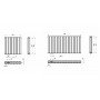 Horizontal Paneelheizkörper 600x1188 Doppellagig Wandheizkörper Heizwand Mittelanschluß Anthrazit Horizontal Paneelheizkörper 600x1188 Doppellagig Wandheizkörper Heizwand Mittelanschluß Anthrazit