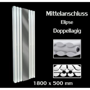 Spiegel Paneelheizkörper 1800x553 Doppellagig Weiß Ellipse Mittelanschluss Spiegel Paneelheizkörper 1800x553 Doppellagig Weiß Ellipse Mittelanschluss
