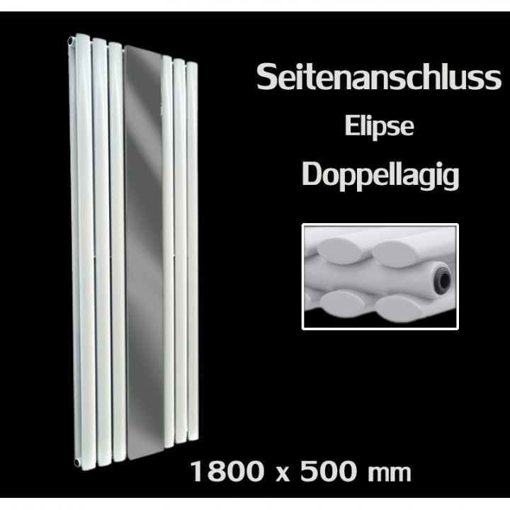 Spiegel Paneelheizkörper 1800x553 Doppellagig Weiß Ellipse Seitenanschluss Spiegel Paneelheizkörper 1800x553 Doppellagig Weiß Ellipse Seitenanschluss