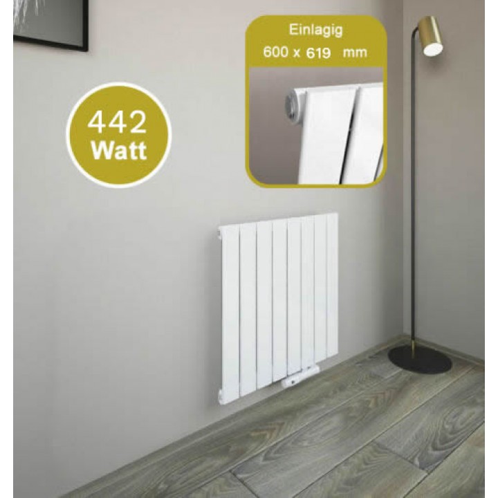 619 x 600 mm Einlangig Weiß Flach Heizkörper Paneelheizkörper Horizontal Badheizkörper 619 x 600 mm Einlangig Weiß Flach Heizkörper Paneelheizkörper Horizontal Badheizkörper