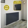 600x1001 mm Einlangig Anthrazit Flach Heizkörper Paneelheizkörper Horizontal Badheizkörper 600x1001 mm Einlangig Anthrazit Flach Heizkörper Paneelheizkörper Horizontal Badheizkörper