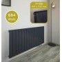 600x1232 mm Einlangig Anthrazit Flach Heizkörper Paneelheizkörper Horizontal Badheizkörper 600x1232 mm Einlangig Anthrazit Flach Heizkörper Paneelheizkörper Horizontal Badheizkörper