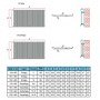 600x1210 mm Doppellagig Anthrazit Flach Heizkörper Paneelheizkörper Horizontal Badheizkörper Wandheizkörper 600x1210 mm Doppellagig Anthrazit Flach Heizkörper Paneelheizkörper Horizontal Badheizkörper Wandheizkörper