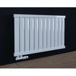 Paneelheizkörper 600x1370 Radfin-Diamond Horizontal Weiß Mittelanschluss