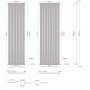 Paneelheizkörper 1600x490 Radfin-Diamond Anthrazit Seitenanschluss Paneelheizkörper 1600x490 Radfin-Diamond Anthrazit Seitenanschluss