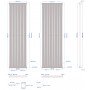 Paneelheizkörper 1800x490 Radfin-Diamond Anthrazit Seitenanschluss Paneelheizkörper 1800x490 Radfin-Diamond Anthrazit Seitenanschluss