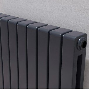 Vertikal 1800x440 Doppellagig Wandheizkörper Anhtrazit Vertikal 1800x440 Doppellagig Wandheizkörper Anhtrazit