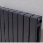 Vertikal 1800x440 Doppellagig Wandheizkörper Anhtrazit Vertikal 1800x440 Doppellagig Wandheizkörper Anhtrazit