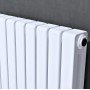 Vertikal 1800x580 Doppellagig Wandheizkörper Weiß Vertikal 1800x580 Doppellagig Wandheizkörper Weiß