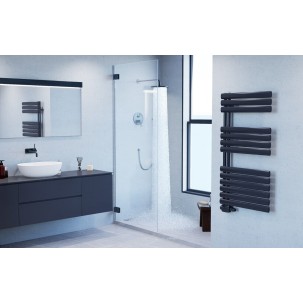 Ellipse Design Badheizkörper Handtuchwärmer Mittelanschluss Anthrazit 1156x600mm Ellipse Design Badheizkörper Handtuchwärmer Mittelanschluss Anthrazit 1156x600mm