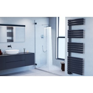 Ellipse Design Badheizkörper Handtuchwärmer Mittelanschluss Anthrazit 1768x600mm Ellipse Design Badheizkörper Handtuchwärmer Mittelanschluss Anthrazit 1768x600mm