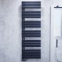 Flach Design Badheizkörper Handtuchwärmer Mittelanschluss Anthrazit 1800x600mm Flach Design Badheizkörper Handtuchwärmer Mittelanschluss Anthrazit 1800x600mm
