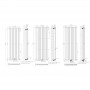 1800 x 528 mm Einlagig Seitenanschluss Flach Weiß 1800 x 528 mm Einlagig Seitenanschluss Flach Weiß