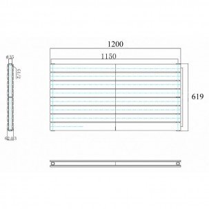 619 x 1200 mm Anthrazit Horizontal Paneelheizkörper Flach Seitenanschluss 619 x 1200 mm Anthrazit Horizontal Paneelheizkörper Flach Seitenanschluss