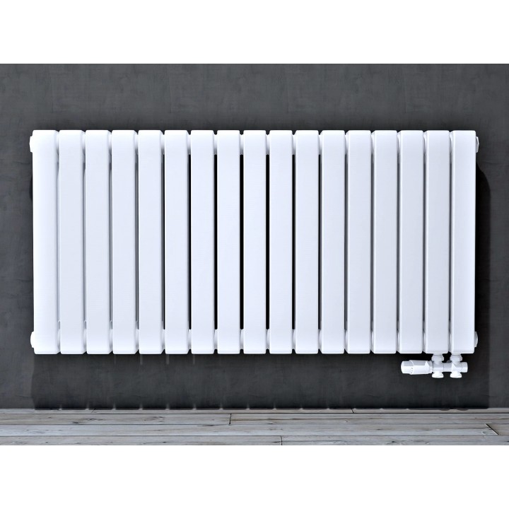 Horizontal 600x1210 Doppellagig Wandheizkörper Weiß