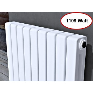 Horizontal 600x650 Doppellagig Wandheizkörper Weiß