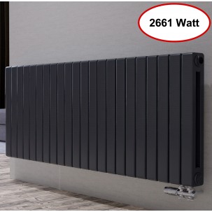 Horizontal 600x1560 Doppellagig Wandheizkörper Anhtrazit