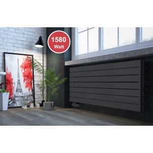 602 x 1200 mm doppellagig Anthrazit Flach Heizkörper Paneelheizkörper Horizontal Badheizkörper