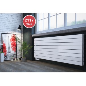 602 x 1600 mm doppellagig Weiß Flach Heizkörper Paneelheizkörper Horizontal Badheizkörper