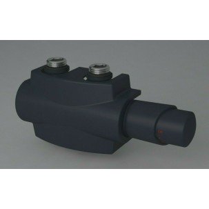 Heizkörper Armatur-Set für Mittelanschluss 50mm Eck Multiblock Anthrazit Heizkörper Armatur-Set für Mittelanschluss 50mm Eck Multiblock Anthrazit