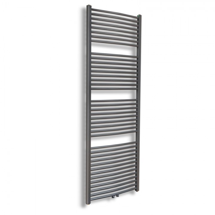 Badheizkörper 1800x600 mm Handtuchheizkörper Anthrazit gerade Mittelanschluss Badheizkörper 1800x600 mm Handtuchheizkörper Anthrazit gerade Mittelanschluss