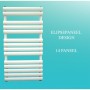 Badheizkörper Handtuchheizkörper 1000x500 Weiß Ellipse Badheizkörper Handtuchheizkörper 1000x500 Weiß Ellipse