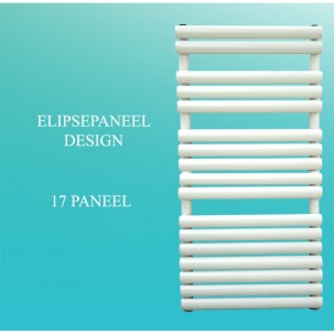 Badheizkörper Handtuchheizkörper 1200x600 mm Weiß Ellipse