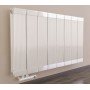 600 x 1260 mm Aluminium Weiß Horizontal Heizkörper Seiten & Mittelanschluss 600 x 1260 mm Aluminium Weiß Horizontal Heizkörper Seiten & Mittelanschluss