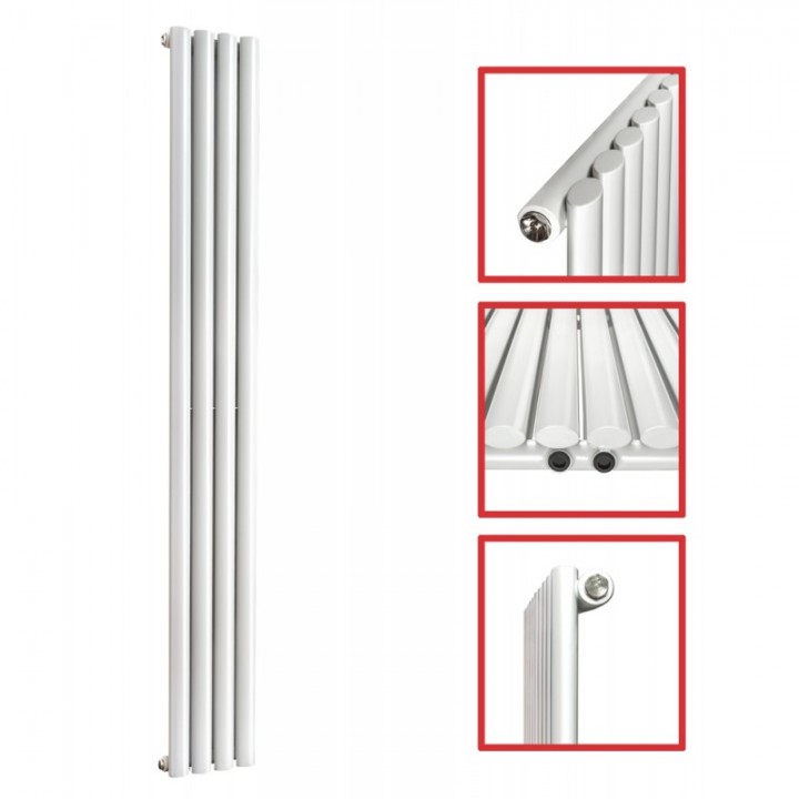 1800X 236 Ellipse Einlagig Weiss Seitenanschluss Paneelheizkörper 1800X 236 Ellipse Einlagig Weiss Seitenanschluss Paneelheizkörper