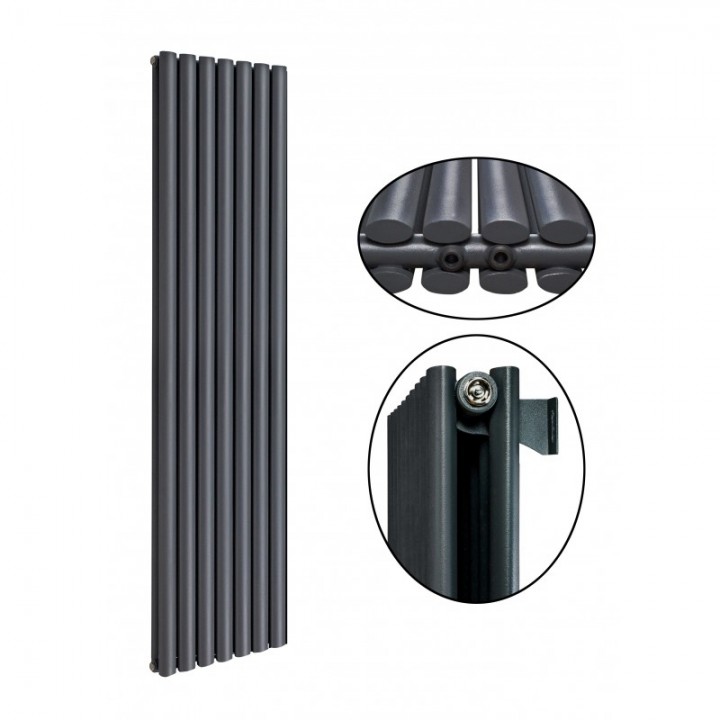 1800 x 468 mm Doppellagig Mittelanschluss Anthrazit (RAL 7016) Paneelheizkörper NEU Ellipse Design 1800 x 468 mm Doppellagig Mittelanschluss Anthrazit (RAL 7016) Paneelheizkörper NEU Ellipse Design