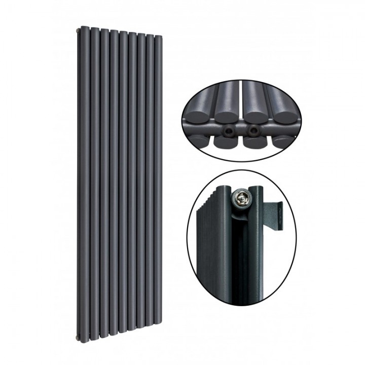 1800 x 604 mm Doppellagig Mittelanschluss Anthrazit (RAL 7016) Paneelheizkörper NEU Ellipse Design 1800 x 604 mm Doppellagig Mittelanschluss Anthrazit (RAL 7016) Paneelheizkörper NEU Ellipse Design