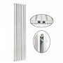 1800 x 436 mm Doppellagig Mittelanschluss Weiß Paneelheizkörper NEU Ellipse Design 1800 x 436 mm Doppellagig Mittelanschluss Weiß Paneelheizkörper NEU Ellipse Design