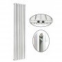 1800 x 436 mm Doppellagig Mittelanschluss Weiß Paneelheizkörper NEU Ellipse Design 1800 x 436 mm Doppellagig Mittelanschluss Weiß Paneelheizkörper NEU Ellipse Design