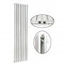 1800 x 536 mm Doppellagig Mittelanschluss Weiß Paneelheizkörper NEU Ellipse Design 1800 x 536 mm Doppellagig Mittelanschluss Weiß Paneelheizkörper NEU Ellipse Design
