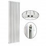 1800 x 604 mm Doppellagig Mittelanschluss Weiß Paneelheizkörper NEU Ellipse Design 1800 x 604 mm Doppellagig Mittelanschluss Weiß Paneelheizkörper NEU Ellipse Design