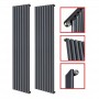 1600 x 536 mm Einlagig Seitenanschluss Anthrazit Paneelheizkörper NEU Ellipse Design 1600 x 536 mm Einlagig Seitenanschluss Anthrazit Paneelheizkörper NEU Ellipse Design
