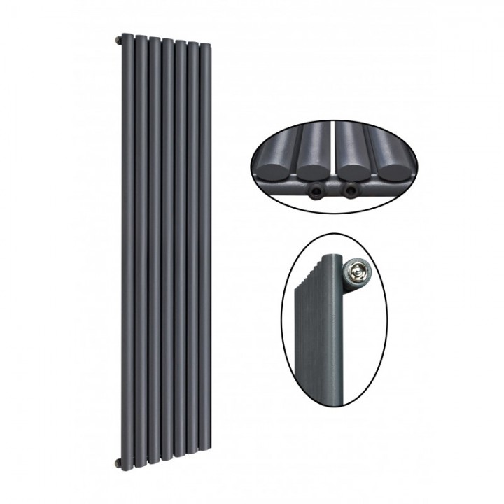 1800 x 468 mm Einlagig Mittelanschluss Anthrazit Paneelheizkörper NEU Ellipse Design 1800 x 468 mm Einlagig Mittelanschluss Anthrazit Paneelheizkörper NEU Ellipse Design