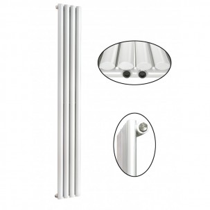 1600 x 280 mm Einlagig Seitenanschluss Weiß Paneelheizkörper NEU Ellipse Design