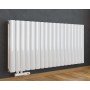 Horizontal Paneelheizkörper 600x1188 Doppellagig Wandheizkörper Heizwand Mittelanschluß Weiß