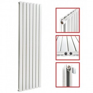 1800 x 608 mm Doppellagig Mittelanschluss Flach Weiß 1800 x 608 mm Doppellagig Mittelanschluss Flach Weiß