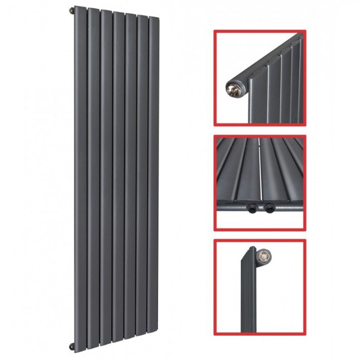 1800 X 528 Einlagig Mittelanschluss Flach Anthrazit 1800 X 528 Einlagig Mittelanschluss Flach Anthrazit