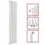 1800 X 376 mm Einlagig Mittelanschluss Flach Weiss 1800 X 376 mm Einlagig Mittelanschluss Flach Weiss
