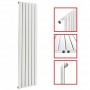 1800 X 452 mm Einlagig Mittelanschluss Flach Weiss 1800 X 452 mm Einlagig Mittelanschluss Flach Weiss
