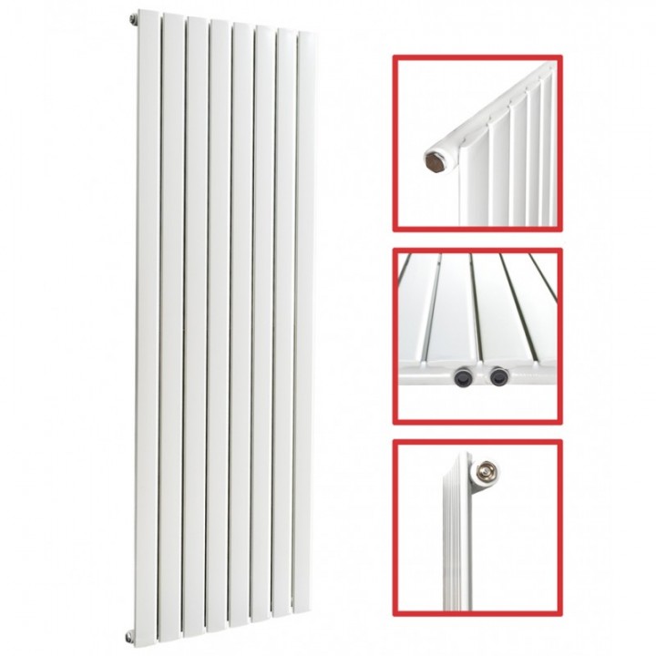 1600 x 604 mm Einlagig Seitenanschluss Flach Weiß 1600 x 604 mm Einlagig Seitenanschluss Flach Weiß